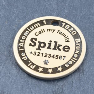 Deep Engraved, Solid Brass Tags