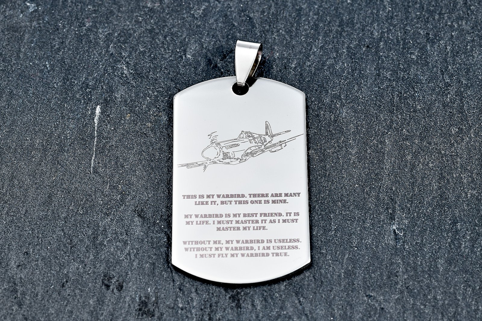 Dog Tag / Pendant Stainless Steel - Image 4